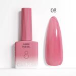 CANNI HEMA FREE Rubber Base Gel - 9 ml - X08 Dark Pink (13032)