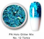 Palota Nails PN Holo glitter mix No. 12 Türkiz