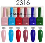 CANNI HEMA FREE UV/LED gél lakk szett 6x9ml - 2316 (1302k2)