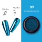 Born Pretty - Mirror Powder krómpor 0.3-0.4g - No. 08 - türkiz (46283-8)