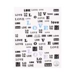 Palota Nails Köröm matrica 3D-s - Love - No. CA104- 71