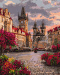 Ideyka Set pictura pe numere, cu sasiu, Splendida Praga, 40x50 cm (KHO6478)