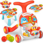 RicoKids 2az1-ben asztallá alakítható járássegítő , piros Ricokids (781001)