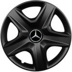 AutoHelix MSA Set 4 capace roti 16 inchi (R16) compatibile MERCEDES, Model 418 Black (Black418MERCEDES)