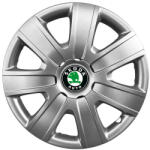 AutoHelix MSA Set 4 capace roti 15 inchi (R15) compatibile SKODA Fabia, Octavia I, II, III, Roomster, Felicia, Rapid, Superb, Yeti Model-325 (000844)