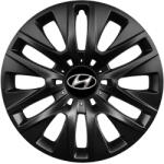 AutoHelix MSA Set 4 capace roti 16 inchi (R16) compatibile HYUNDAI, Model 429 Black (Black429Hyundai)