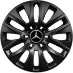 AutoHelix MSA Set 4 capace roti 16 inchi (R16) compatibile MERCEDES, Model 429 Black (Black429Mercedes)