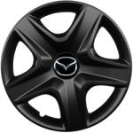 AutoHelix MSA Set 4 capace roti 16 inchi (R16) compatibile MAZDA, Model 418 Black (Black418MAZDA)
