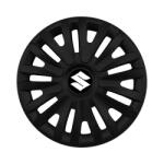 AutoHelix MSA Set 4 capace roti 15 inchi (R15) compatibile SUZUKI, Model - 313 Black (313SuzukiBlack)