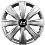 AutoHelix MSA Set 4 capace roti 15 inchi (R15) compatibile HYUNDAI Tucson, Getz, Matrix, i30, Trajet, Coupe, Model-328 (001011)