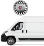 AutoHelix MSA Set 4 capace roti 16 inchi (R16) bombate compatibile Fiat DUCATO, model 410 (410FiatBombate)
