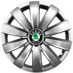 AutoHelix MSA Set 4 capace roti 14 inchi (R14) compatibile SKODA Fabia, Octavia I, II, III, Roomster, Felicia, Rapid, Superb, Yeti Model-226 (000858)