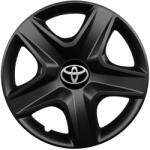 AutoHelix MSA Set 4 capace roti 16 inchi (R16) compatibile TOYOTA, Model 418 Black (Black418TOYOTA)