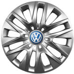 AutoHelix MSA Set 4 capace roti 16 inchi (R16) compatibile gama Volkswagen model - 429, Sigla Albastra (429VwAlbastru)