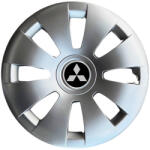 AutoHelix MSA Set 4 capace roti 16 inchi (R16) compatibile gama MITSUBISHI model - 423 (423MITSUBISHI)