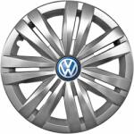 AutoHelix MSA Set 4 capace roti 16 inchi (R16) compatibile gama Volkswagen model - 427, Sigla Albastra (427VwAlbastru)