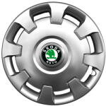 AutoHelix MSA Set 4 capace roti 15 inchi (R15) compatibile SKODA Fabia, Octavia I, II, III, Roomster, Felicia, Rapid, Superb, Yeti Model-303 (000847)