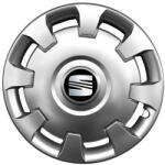 AutoHelix MSA Set 4 capace roti 15 inchi (R15) compatibile SEAT Leon, Altea, Alhambra, Ibiza, Cordoba, Exeo Model - 303 (000872)