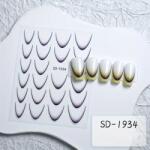Palota Nails Francia mosolyvonal matrica (árnyékkal) No. SD1934