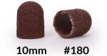 AlleMed pedikűrös csiszolósapka - 10 mm, #180 - barna - 10 db (5903990506802)