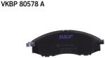 SKF set placute frana, frana disc SKF VKBP 80578 A (VKBP 80578 A)