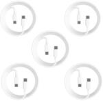quandes Set 5 accesorii Cablu incarcare USB-C, 1M, 37w, pentru Iphone 14, 13, 12, 11 pro max, QUANDES®