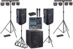 Soundsation PROVIBE 1815 4LEDKIT - Sistem profesional de sonorizare si lumini de scena, 3560W (putere muzicala)
