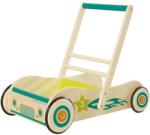 roba Carucior de mers Roba cu frana, din lemn, pentru copii, 12 luni, verde (5245773)