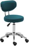Physa Scaun rulant cu spătar - 46 - 60 cm - 150 kg - turcoaz ASCONA TURQUOISE (ASCONA TURQUOISE)