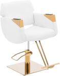 Physa Scaun de salon cu suport pentru picioare - 470 - 630 mm - 200 kg - alb / auriu PHYSA PENRYN WHITE & GOLD (PHYSA PENRYN WHITE & GOLD)