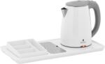 Royal Catering Ceainic profesional pentru hotel - alb - 1.2 L - 1800 W - cu stație de cafea și ceai RC-HKS02 (RC-HKS02) Fierbator