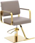 Physa Scaun de salon cu suport pentru picioare - 490 - 650 mm - 200 kg - Bej / auriu PHYSA OTLEY BEIGE & GOLD (PHYSA OTLEY BEIGE & GOLD)