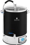 Royal Catering Aparat de făcut Bere - cu izolație - 40 L - 2500 W - 10 - 100 °C - oțel inoxidabil - afișaj LCD - cronometru RCBM-40IN (RCBM-40IN)