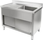 Royal Catering Unitate de bucătărie - 120 x 65 cm RCHS-1200WS (RCHS-1200WS) Chiuveta