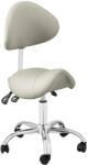 Physa Scaun cu șa - spătar și înălțime scaun reglabile pe înălțime - 51 - 65 cm - 150 kg - Grey, Silver PHYSA MANNHEIM GRAY (PHYSA MANNHEIM GRAY)