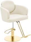 Physa Scaun de salon cu suport pentru picioare - 480 - 630 mm - 200 kg - crem / auriu PHYSA WINSFORD CREAM & GOLD (PHYSA WINSFORD CREAM & GOLD)