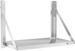 Royal Catering Raft de perete - rabatabil - 60 x 30 cm - 40 kg - oțel inoxidabil RC-BFWH6030 (RC-BFWH6030) Raft