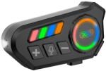 XO BE56 sisakra szerelhető LED headset (Fekete)