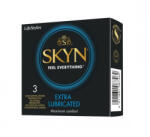 SKYN - Extra Lubricated latexmentes óvszer, extra síkostással (3 db) - szeresdmagad