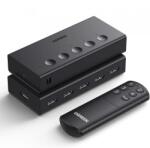 Ugreen Switch Video HDMI UGREEN CM568 (90512), 5x HDMI, 1x IR, 4K@60 Hz (Negru)