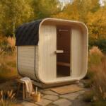 Juskys Saună compactă din molid pentru exterior, 2 locuri, 3, 6 kW (301842)