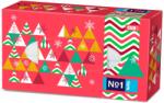 Bella No1 kétrétegű papírzsebkendő, Xmas Edition 150 db Kolorowe