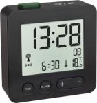 TFA Ceas de perete digital TFA Dostmann 60.2545. 01, negru, cu afisaj temperatura si snooze (55327157)