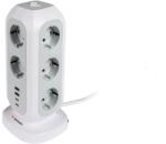 Verbatim Tornada de Priza Verbatim EUPT-01, 15-in-1, 11 Priza Euro, 2 USB-C, 2 USB-A, 3600W (48045116)