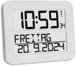 TFA Ceas digital TFA Dostmann Timeline Max, alb, cu functie de alarma si afisaj mare (14780568)