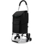 VOUNOT Carucior de cumparaturi VOUNOT cu 6 roti, capacitate 58L, aluminiu, negru (47912187)