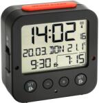 TFA Ceas desteptator digital TFA Dostmann Bingo, negrurosu, cu 2 alarme si afisaj temperatura (80967858)