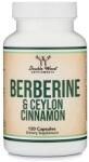 Double Wood Supplements Berberine & Ceylon Cinnamon, 120 capsule, Double Wood