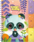 Santoro Notes cu separatoare si spira Bangoberry Pally Panda, 200 pagini (GR128701)