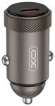 XO CC70 autós töltő Type-C aljzat, 30W, PD gyorstöltő (XO-CC70) FEKETE (XO-CC70)